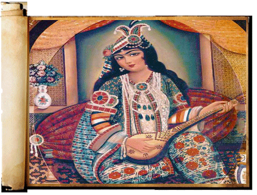 نمونه تصویرسازی دوره قاجار